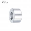 Uxcell 10pcs Aluminum Spacer 3 8 Bore X 4 Od Length Screw Standoff Bushing Plain Finish Round Metal For Id Screws Bolts And