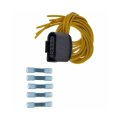 Pigtail Connector For Volkswagen Beetle 2001 2002 2003 2004 Replacement 1j0973775a Black Plastic Female Blade Terminal 5 Wire 