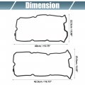 X Autohaux 1 Pair Valve Cover Gasket No 13270-8j102 13270-8j112 For Infiniti Fx35 2003-2008 Infinisti Fx45 G35 2003-2007
