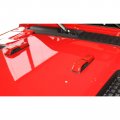 Topteng Car 2pcs Hood Hinge Cover Decoration Stickers Trim Fits For Jeep Wrangler Jl Jt 2018 2019