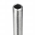 Uxcell Lamp Pipe Nipple M10 Thread 100mm Length Hollows Repair Part Hardware For Lamp Lights Zinc Plated Silver Tone Pack Of 5