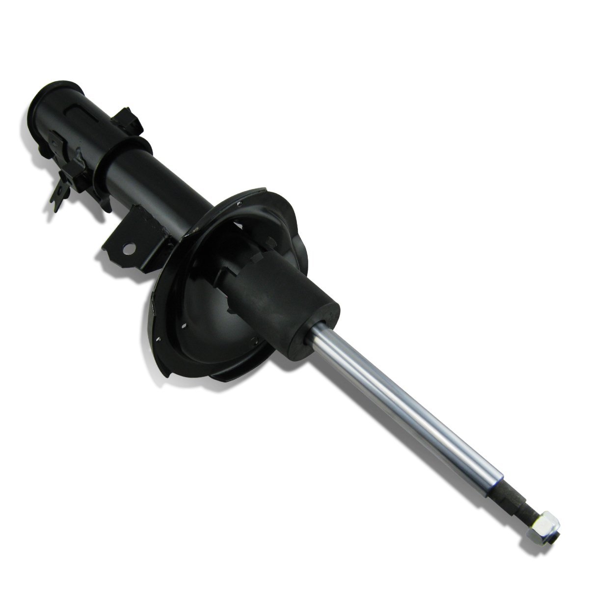 Front Right Gas Shock Absorber For 06-11 Hyundai Accent Black Powder Coated Mild Steel Construction Direct Replacement Strut