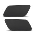 Front Bumper Headlight Washer Cover Left And Right For Audi A3 2012 2020 Black Pc Plastic Part Number 8v3955275 8v3955276 