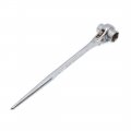 Uxcell 19mm X 22mm Chrome Plating Hex Drive Dual Sided Sharp Tail Podger Ratchet Wrench For Car