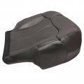 Secosautoparts Passenger Side Bottom Top Lean Back Leather Replacement Seat Cover Dark Gray Fit For Chevy Silverado Tahoe