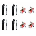 Set Of 4 Platinum Spark Plugs Ignition Coil Boots For Ford Lincoln 