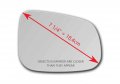 Heated Mirror Glass With Back Plate For Volvo S60 S80 V60 Jaguar Xf Xj Xk Xj8 Vanden Passenger Side View Right Rh