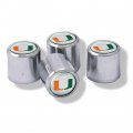 Football Fanatics Miami Hurricanes College Cappers Tire Valve Stem Covers 