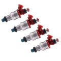 Fuel Injectors Kit For Toyota 4runner And Pickup 1989 To 1995 4 Piece Set 23250 35040 Gasoline Engine 2 4l Sohc 