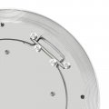 Hecasa Locking Fuel Door Compatible With 2003-2010 Hummer H3 And H3t Gas Cap Tank Cover Heavy Duty Aluminum Chrome Silvery