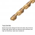 Uxcell M8 X 1 25 Spiral Point Thread Tap And 6 6mm Twist Drill Bit Set Metric Titanium Plated 6542 High Speed Steel Machine
