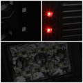 Auto Dynasty Pair Of Black Housing Smoke Lens Full Led Tail Lights Brake Reverse Lamps Compatible With Ford F-150 Lobo 04 05 06