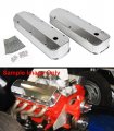 Bbc Chevy 454 Fabricated Aluminum Valve Covers Polished 427 Big Block 396