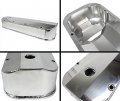 Bbc Chevy 454 Fabricated Aluminum Valve Covers Polished 427 Big Block 396