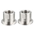 Pipe Fitting Kf25 Female Threaded 1 Pt To Clamp Od 40mm Ferrule 2 Pcs 