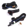 Auto Dynasty Compatible With Honda Civic Sedan Coupe Pair Of Bumper Driving Led Drl Fog Lights Switch Chrome Lens