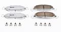 Z26-1081 Carbon Fiber Ceramic Front Brake Pads For Ford Mustang 2005 To 2010 Performance Street Warrior Upgrade With 