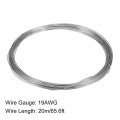 Uxcell 19 Gauge Resistance Wire Wrapping 66ft Nichrome Heating Resistor Wires