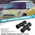 X Autohaux 4-way Engine Coolant Hose Connector For Mini Cooper R52 R50 2002 2003 2004 2005 2006 2007 2008 17127515494