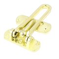 Uxcell Door Restrictor Lock Catch Metal Safety Security Chain Latch Gold Tone