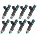 Ocpty 4 Holes 8pcs Replacement Fuel Injectors Compatible For 2006-2011 Buick Lucerne For Cadillac Dts 6l 2007-2009 Srx Xlr