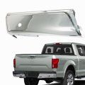 Chrome Rear Left Driver Side Bumper Face Bar With Parking Aid Sensor Holes Replacement For 2015 2016 2017 2018 2019 2020 F150 