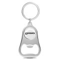 Ford F-150 White Logo Bottle Opener Metal Key Chain Chrome Finish Flat Design 2 25 In X 1 5 Unisex Adult Modern Style