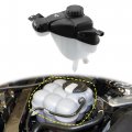 Coolant Radiator Reservoir Tank 2515000049 Overflow Expansion Bottle With Cap And Sensor For Mercedes-benz R350 2013