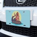 Graphics More Merman Male Mermaid Basking On Rock Novelty Metal Vanity Tag License Plate