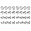 32pcs Aluminum Spacers 5mm Id X 8mm Od 6mm Length Screw Standoff Bushing Plain Finish Unthreaded Metal Round Spacer For M5 