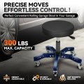 Auto Dynasty Rolling Mechanic Stool Height Adjustable Heavy Duty Roller Creeper Garage Shop Seat With Padded For Workshop