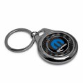 Ipick Image For Mopar M Logo Real Black Carbon Fiber Roundel Metal Case Key Chain Keychain Official Licensed Black