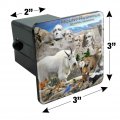Mount Rushmore National Memorial South Dakota Sd Animals Mountain Goat Tow Trailer Hitch Cover Plug Insert