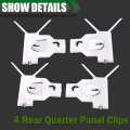 G-plus Lower Body Molding Trim Kit Compatible With 1981-1988 Oldsmobile Cutlass Complete Clips Install Full Set 14pcs