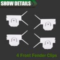 G-plus Lower Body Molding Trim Kit Compatible With 1981-1988 Oldsmobile Cutlass Complete Clips Install Full Set 14pcs