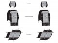 Carscover Custom Fit 2009-2014 Ford F150 F250 F350 Pickup Truck Neoprene Car Front Seat Covers Gray Black Sides Driver