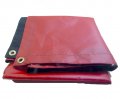 Tarp Red Durable Waterproof 10 Oz Vinyl W Reinforced Edges 3 X 4 Feet 