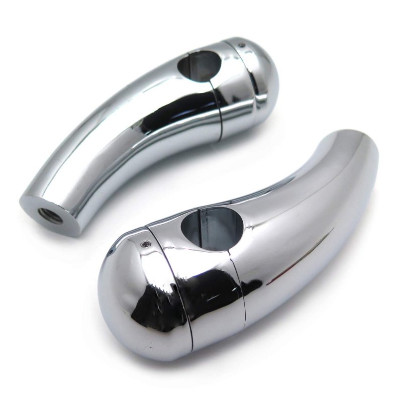 Universal Chrome 7 8 22mm Handlebar Riser Mounting Clamp For H-d P N Mt030-001-22
