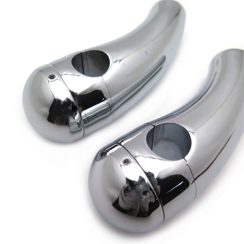 Universal Chrome 7 8 22mm Handlebar Riser Mounting Clamp For H-d P N Mt030-001-22