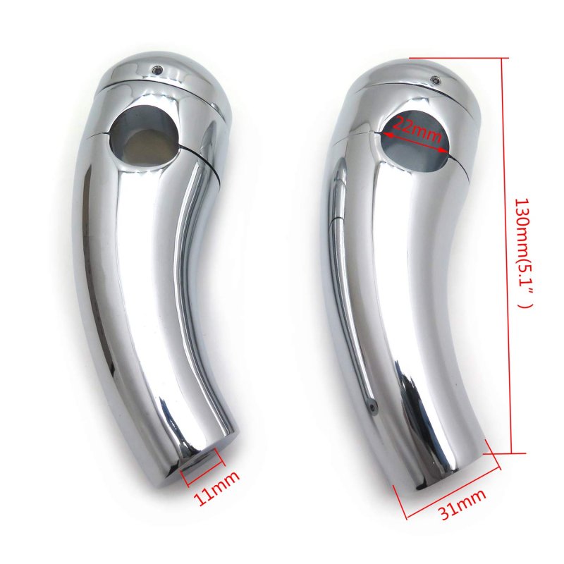 Universal Chrome 7 8 22mm Handlebar Riser Mounting Clamp For H-d P N Mt030-001-22