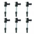 Ignition Coil Pack Of 6 For Cadillac Srx Cts Sts Gmc Acadia Outlook Buick Enclave Lacrosse Rendezvous Chevy Traverse 2004 To 