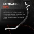 A-premium A C Suction Hose Assembly Compatible With Honda Element 2009 2010 2011 2 4l Compressor To Evaporator