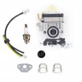 62100-81010 Carburetor For Shindaiwa M242 Multi Tool Powerhead Parts A021003312 With Gasket Fuel Line Spark Plug And Primer 
