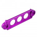 Qiilu Battery Bracket Car Racing Tie Down Hold Lock Anodized Fit For Honda Civic Crx 1988-2000 Purple