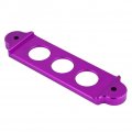 Qiilu Battery Bracket Car Racing Tie Down Hold Lock Anodized Fit For Honda Civic Crx 1988-2000 Purple