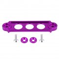 Qiilu Battery Bracket Car Racing Tie Down Hold Lock Anodized Fit For Honda Civic Crx 1988-2000 Purple