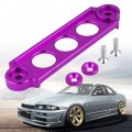 Qiilu Battery Bracket Car Racing Tie Down Hold Lock Anodized Fit For Honda Civic Crx 1988-2000 Purple