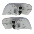 Waltyotur 1 Pair Front Left Right Parking Turn Signal Lights Corner Lamp Drl Kit Replacement For Toyota Corolla 1998 1999 2000