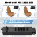X Autohaux Car Power Seat Adjustment Switch Replacement For Acura Tsx 2009-2014 81253-sdb-a71 Adjust Control