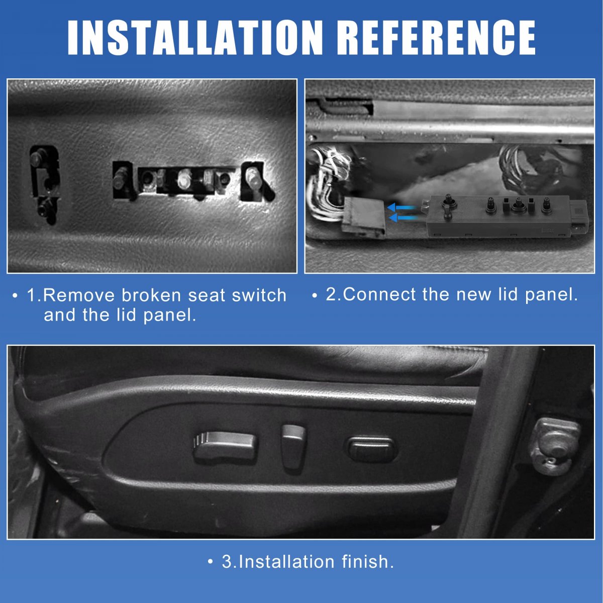 Car Power Seat Adjustment Switch Replacement For Acura Tsx 2009-2014 81253-sdb-a71 Adjust Control
